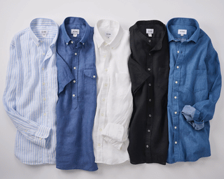New shirting collection Breezy Italian Linen shirts perfect for Spring and summer 