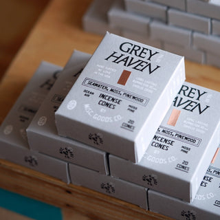 Greyhaven Incense Cones | Handmade | Pine, Moss & Ocean