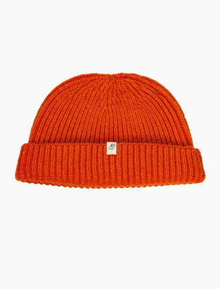 40 Colori - Orange Ribbed Solid Wool & Cashmere Fisherman