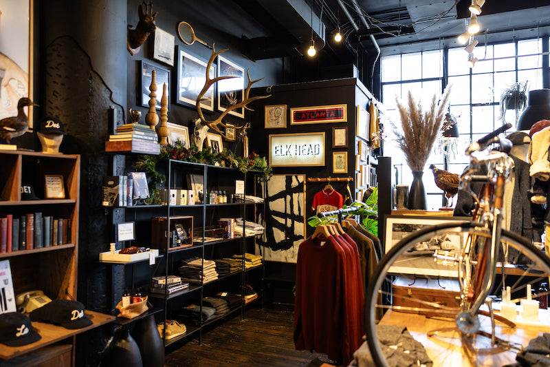 Inside the store