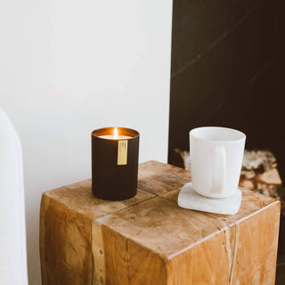 Lemon + Sage - Matte Black Tumbler Soy Candle
