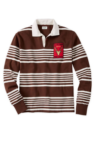 Heritage Stripe Elk Patch Rugby Jersey