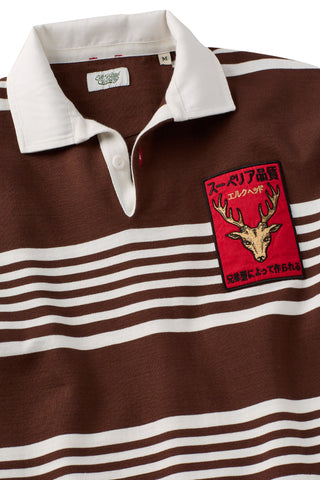 Heritage Stripe Elk Patch Rugby Jersey