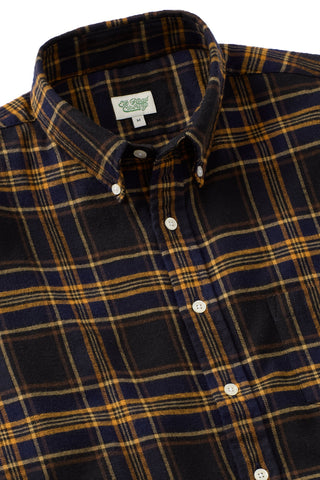 Tan, Brown And Orange Brushed Flannel