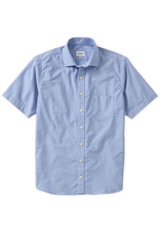 Blue Oxford Short Sleeve Shirt
