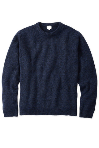 Moon Shadow Mohair and Wool Blend Crewneck Sweater