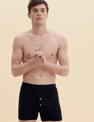 Handvaerk - Pima Cotton - Boxer Brief - Navy