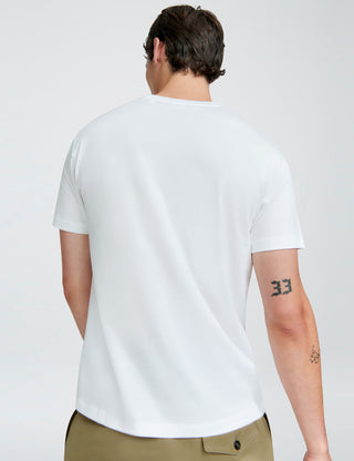 Handvaerk - Pima Cotton Classic Crewneck Tee - White
