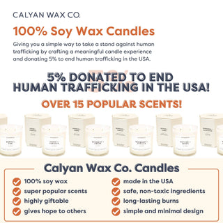 Seaside + Citrus - Glass Tumbler Soy Candle
