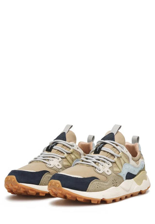 Flower Mountain Sneaker- Navy and Army Green