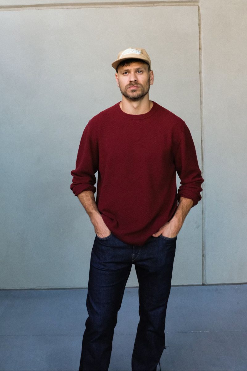 Sonoma Diamond Weave Cashmere Blend Crewneck