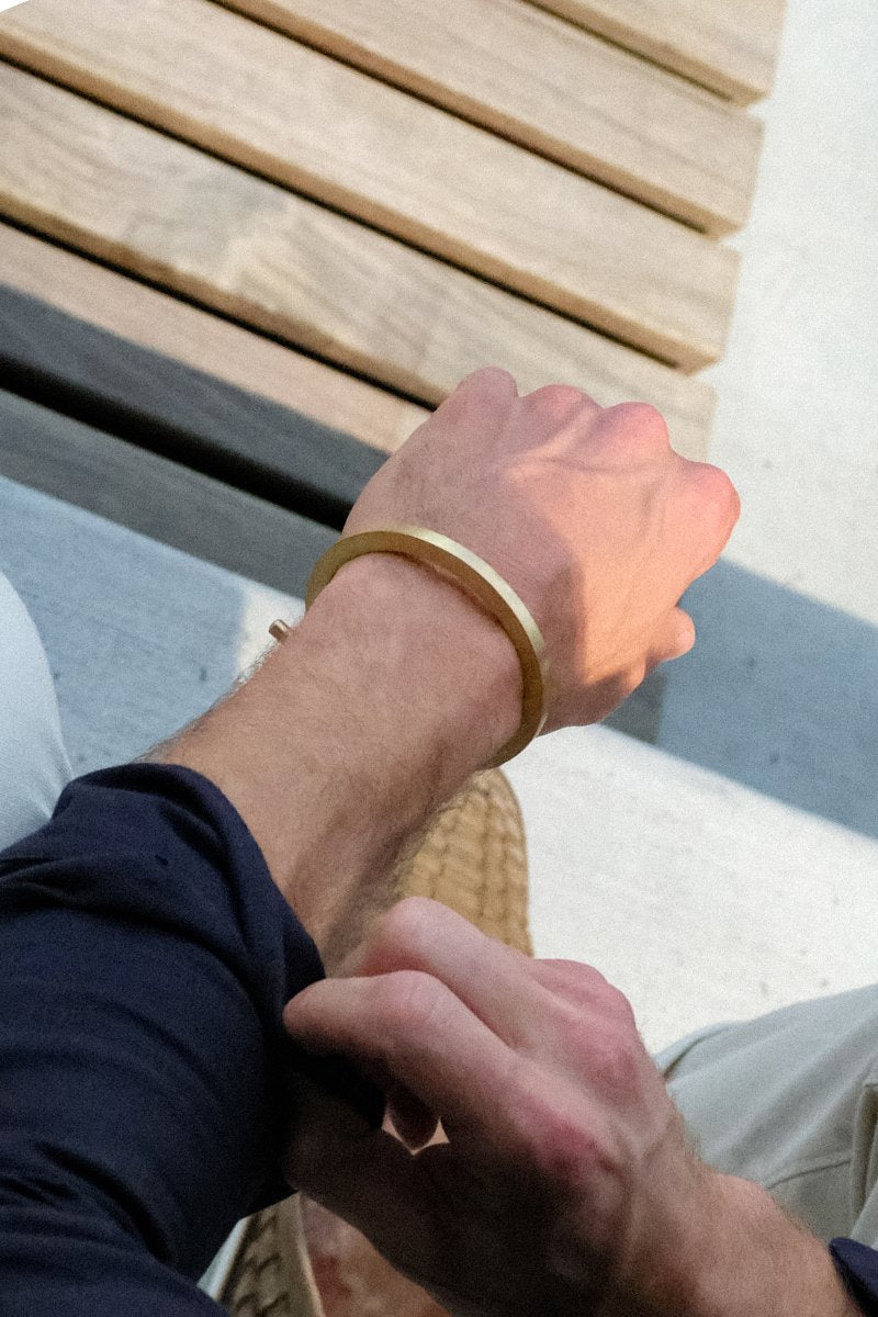 Gold Screw Bracelet