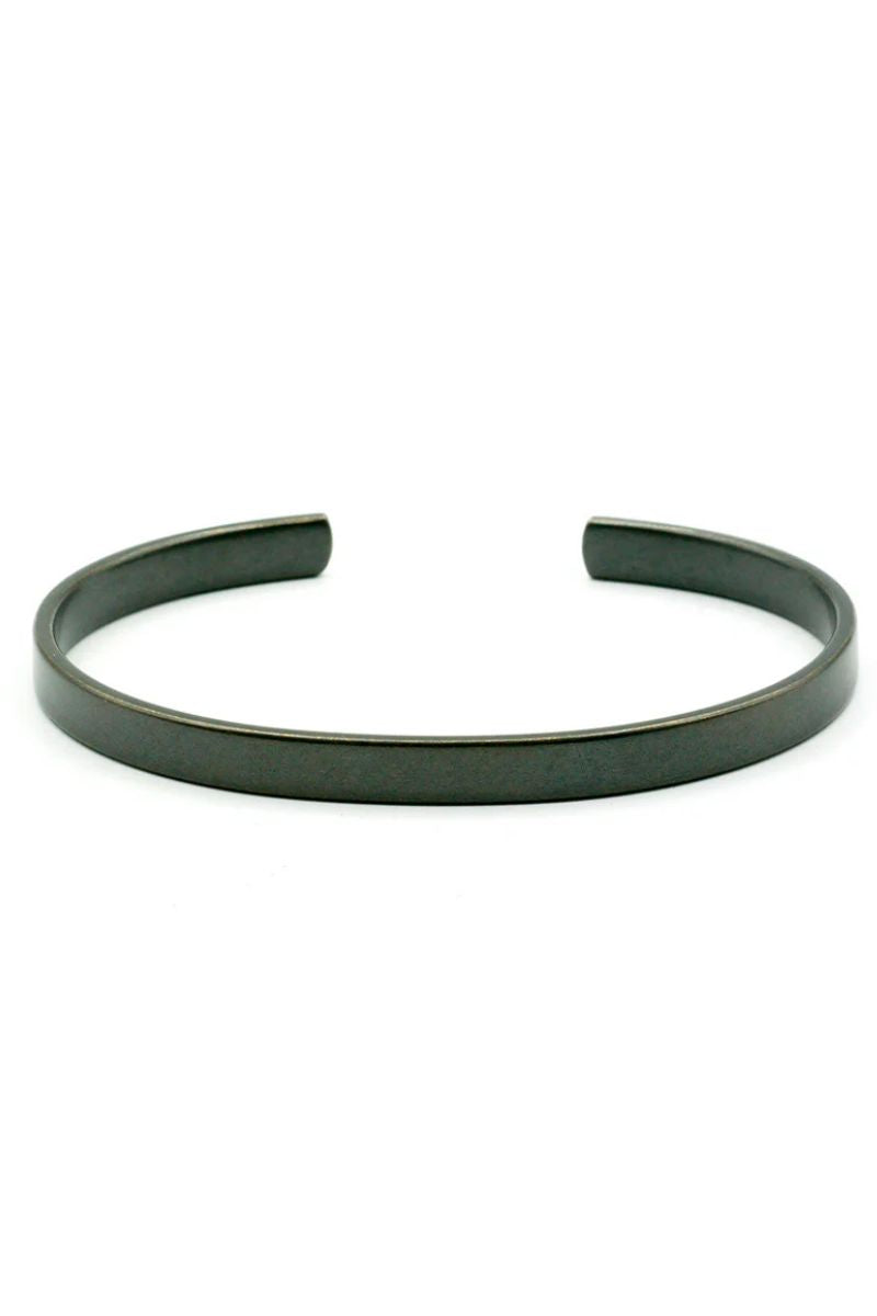 Caputo and co - Clean Metal Cuff Gunmetal