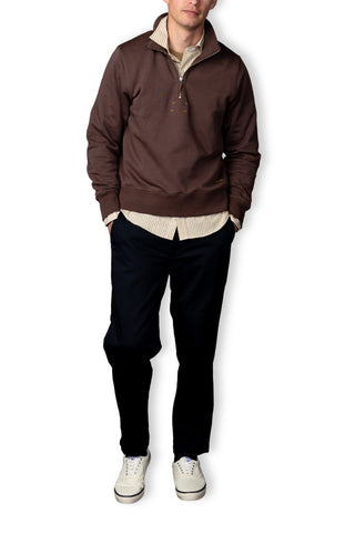 Brown E.H.C Quarter Zip