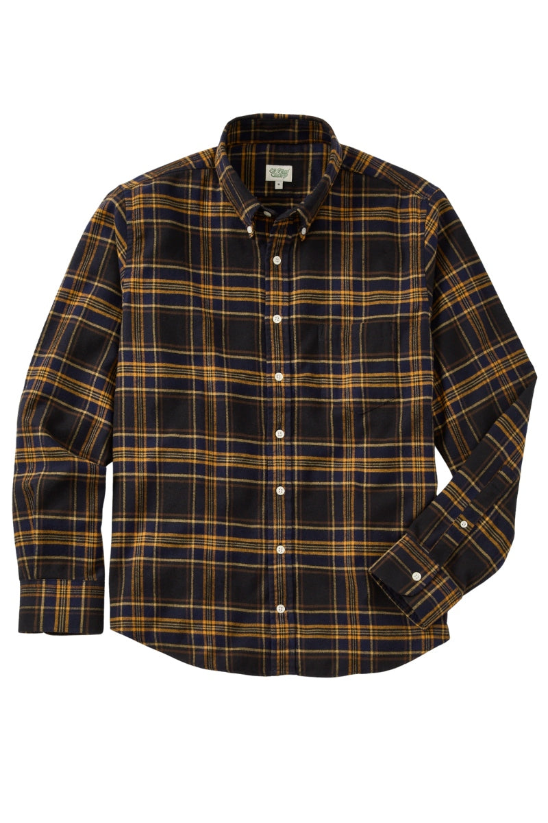 Tan, Brown And Orange Brushed Flannel