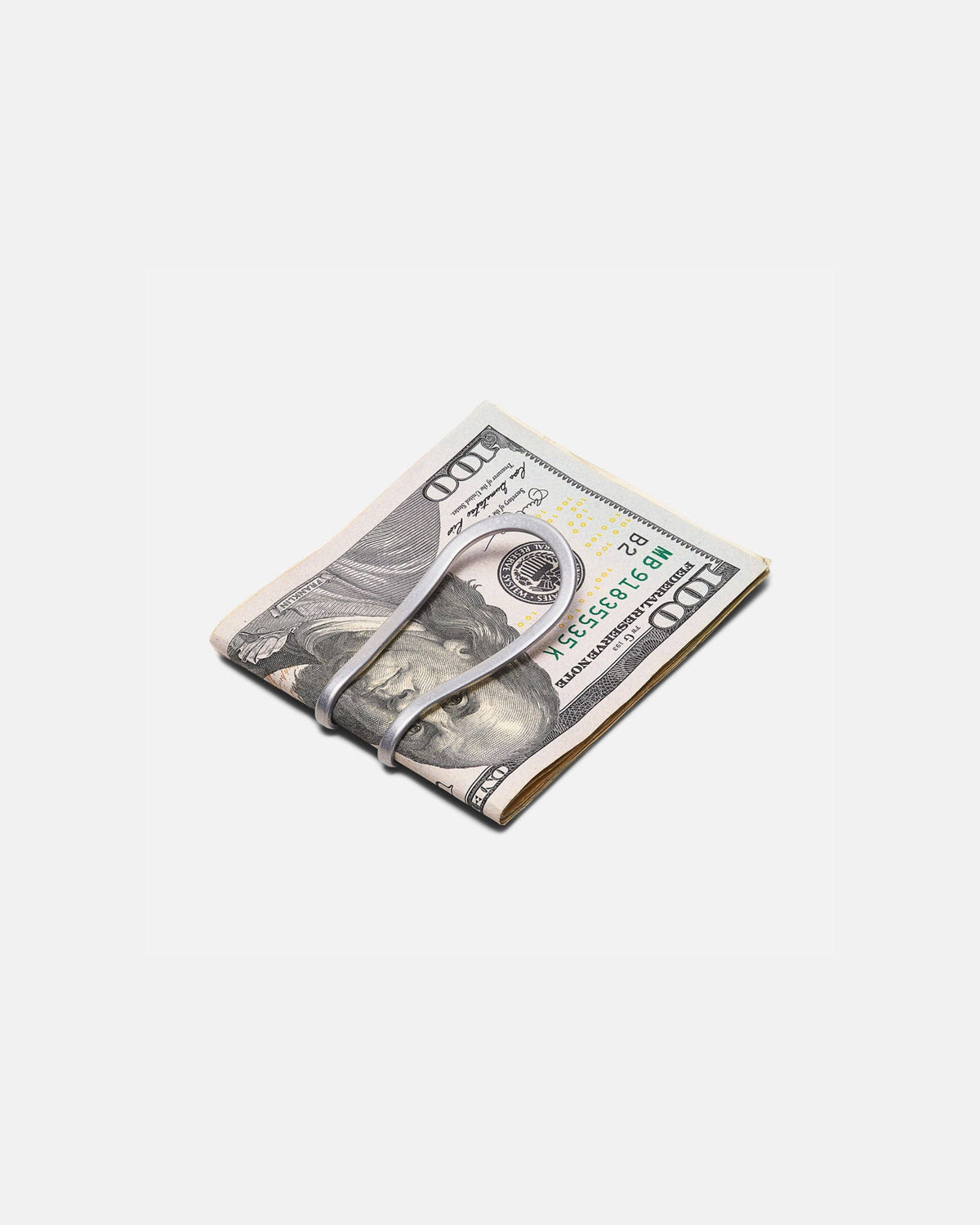 Station Money Clip: Vapor Silver