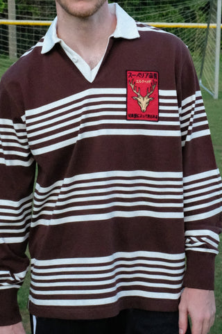 Heritage Stripe Elk Patch Rugby Jersey