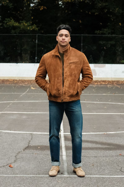 Schott N.Y.C - Unlined Rough Out Cowhide Jacket – Elk Head Clothing