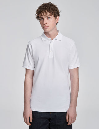 Handvaerk Pima Cotton Polo - White