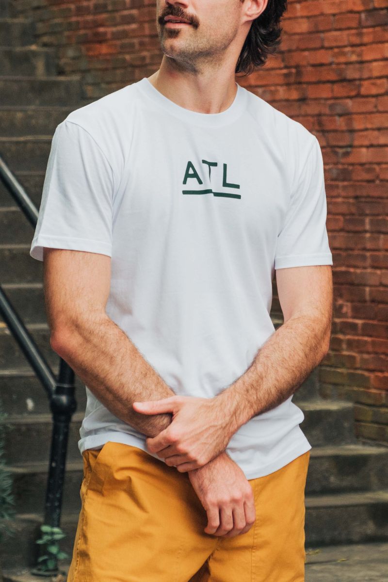 ATL White/Pine Green T-shirt