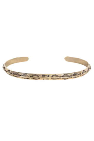 LHN Jewelry Navajo Cuff V Brass