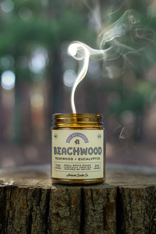 Beachwood | Teakwood + Eucalyptus Soy Candle: 12.5oz