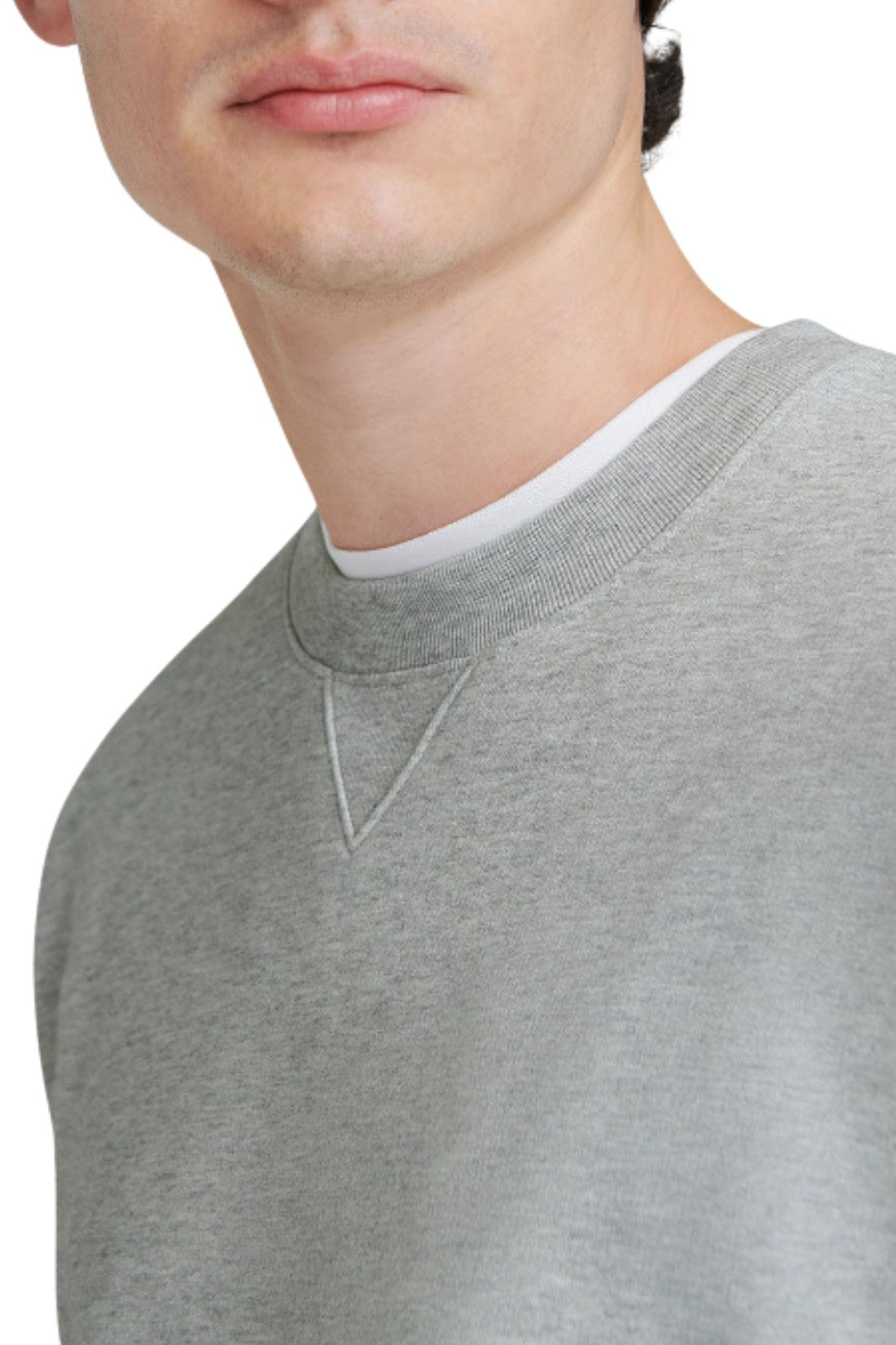 Handvaerk -Varsity Sweatshirt - Grey Mélange