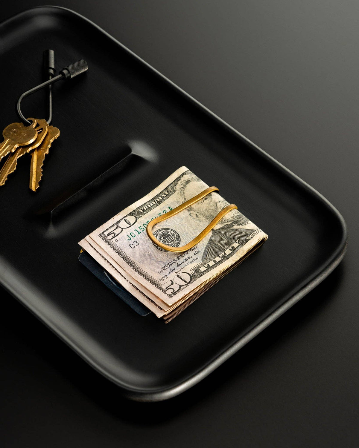 Station Money Clip: Vapor Silver