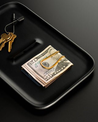 Station Money Clip: Vapor Silver