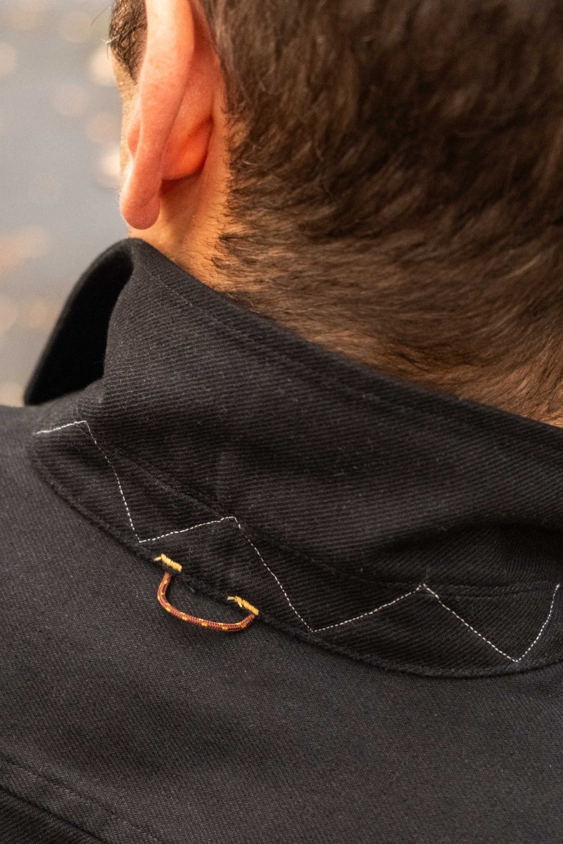 Black Twill Overshirt