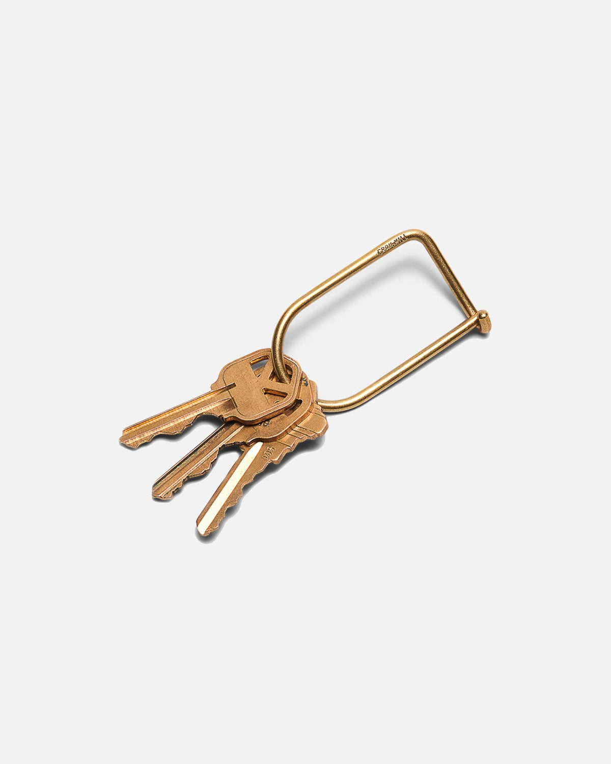Wilson Keyring: Brass