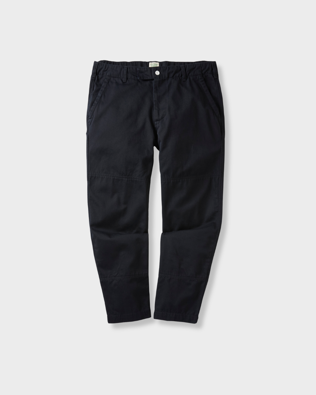Navy Cotton Twill Double Knee Rugby Pant