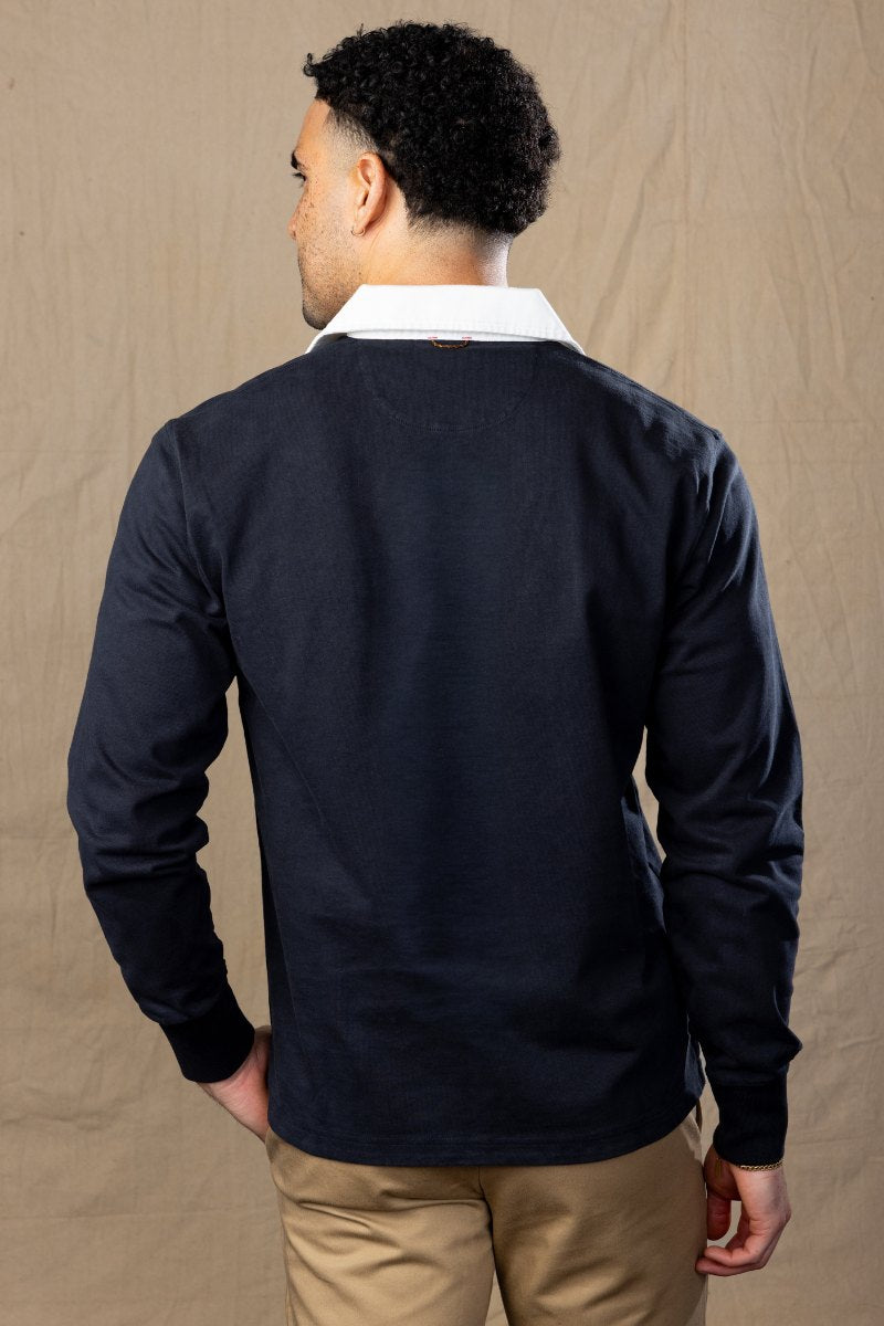 Black Heritage Elk Patch Rugby Jersey