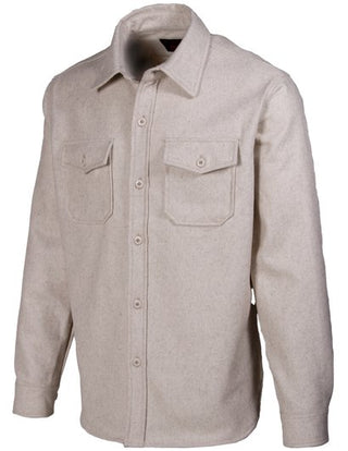 Schott N.Y.C -Oatmeal CPO Wool Overshirt