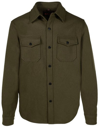 Schott N.Y.C - Olive CPO Wool Overshirt