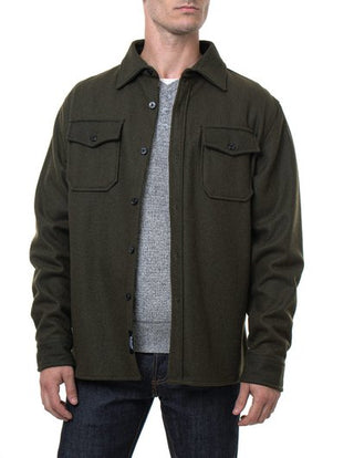 Schott N.Y.C - Olive CPO Wool Overshirt