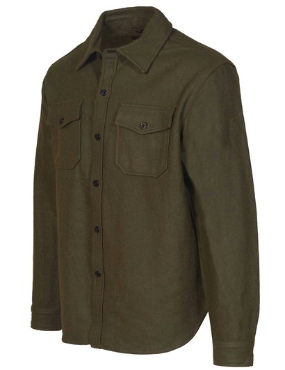 Schott N.Y.C - Olive CPO Wool Overshirt