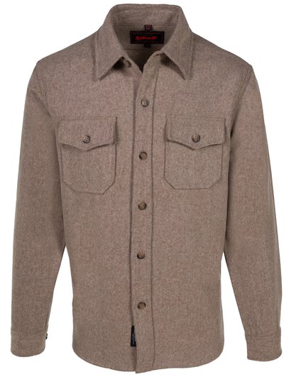 Schott N.Y.C - Taupe CPO Wool Overshirt