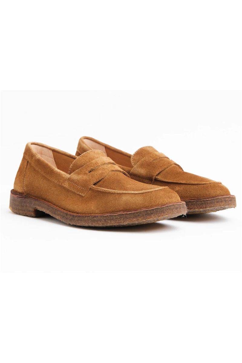 Sadelflex Suede Loafer - Cuoio