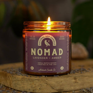 Nomad | Lavender + Amber Soy Candle: 7.5oz