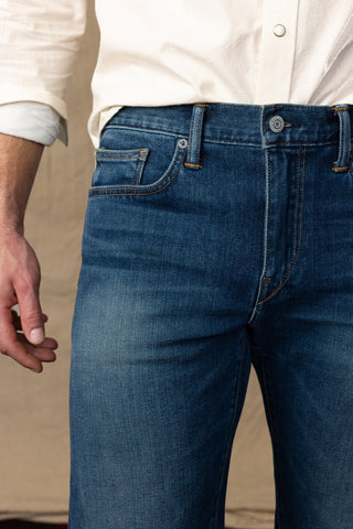 Kato Straight Leg  Distressed Japanese Selvedge Denim