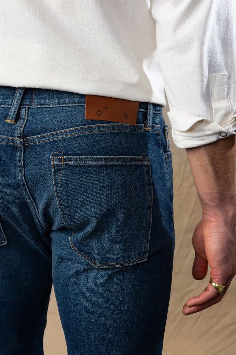 Kato Straight Leg  Distressed Japanese Selvedge Denim
