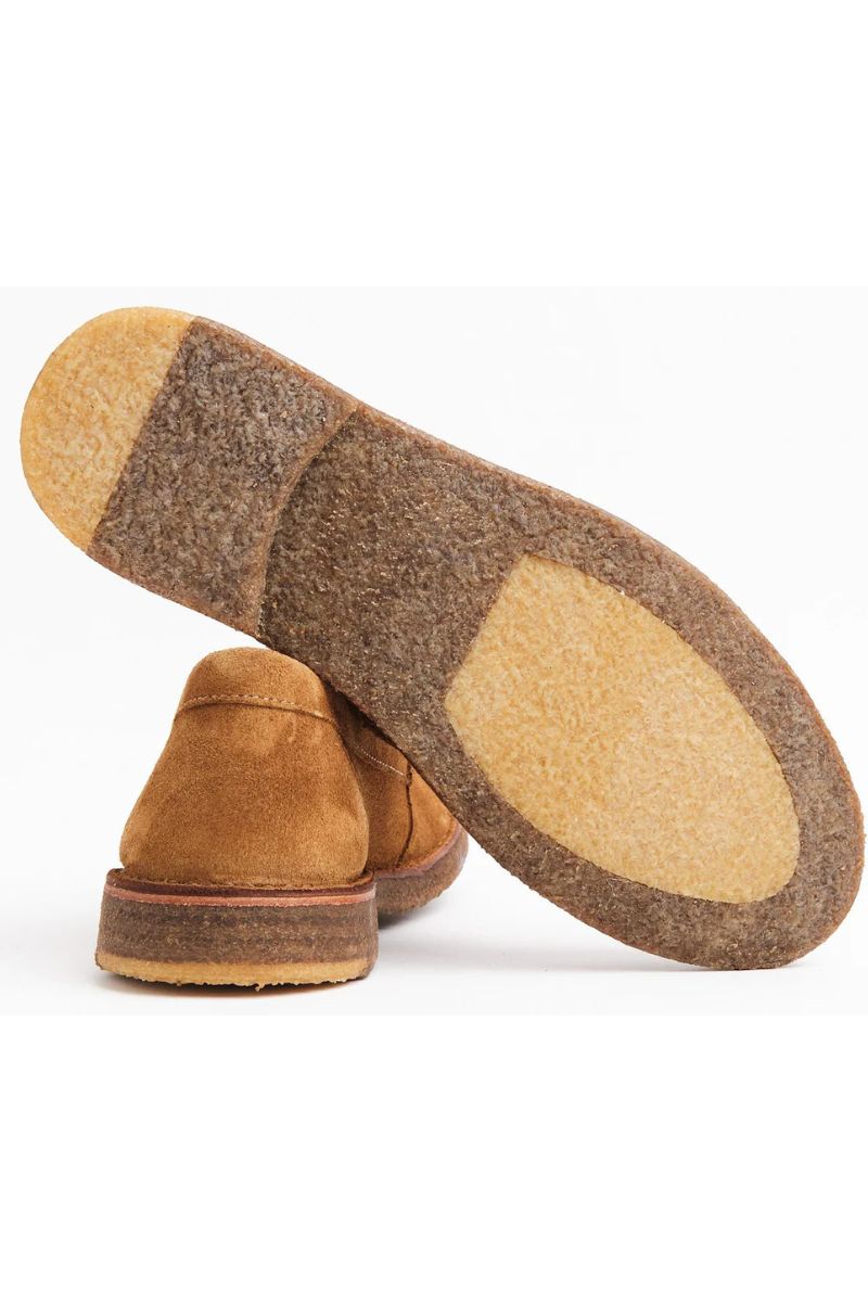 Sadelflex Suede Loafer - Cuoio