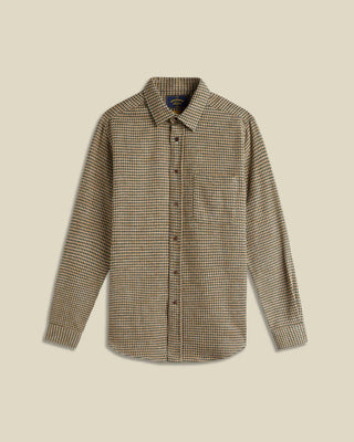 Portuguese Flannel - Abstract Pied Poule - Green