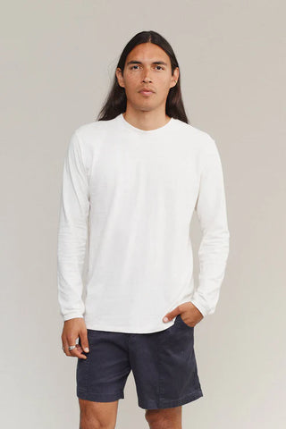 Baja Long sleeve Tee - White Washed