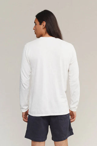 Baja Long sleeve Tee - White Washed