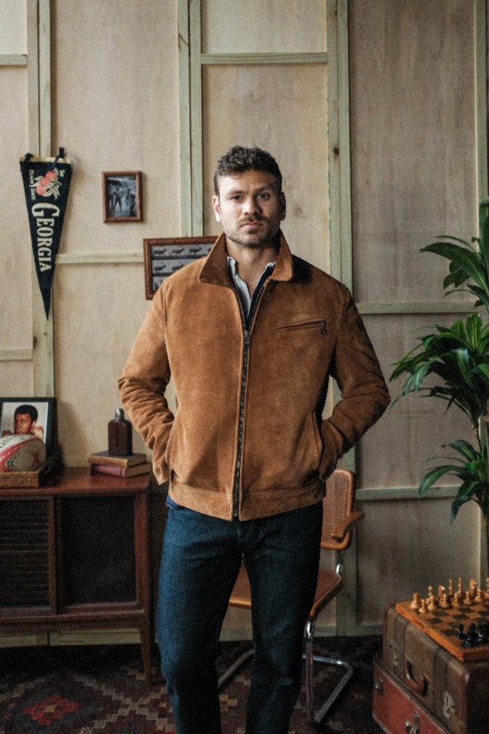 Schott N.Y.C - Unlined Rough Out Cowhide Jacket