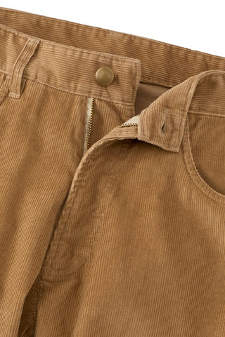 Athletic Straight Fit Japanese Corduroy 5-Pocket Pants In Golden Wheat