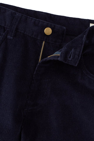 Athletic Straight Fit Japanese Corduroy 5-Pocket Pants In Midnight Blue