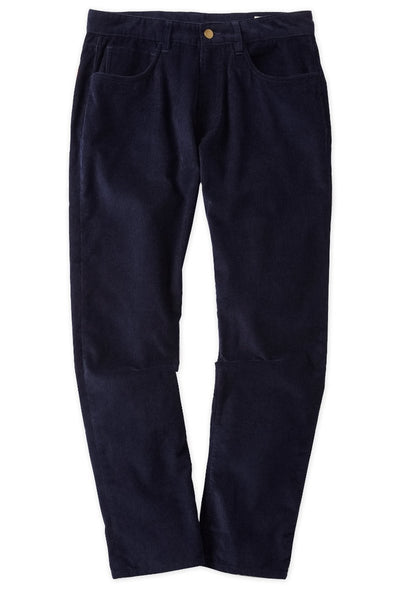 【新品】everyone corduroy trousers (NAVY) Athletic Straight Fit Japanese Corduroy 5-Pocket Pants In Midnight